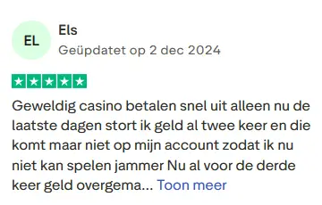 Trustpilot review 1